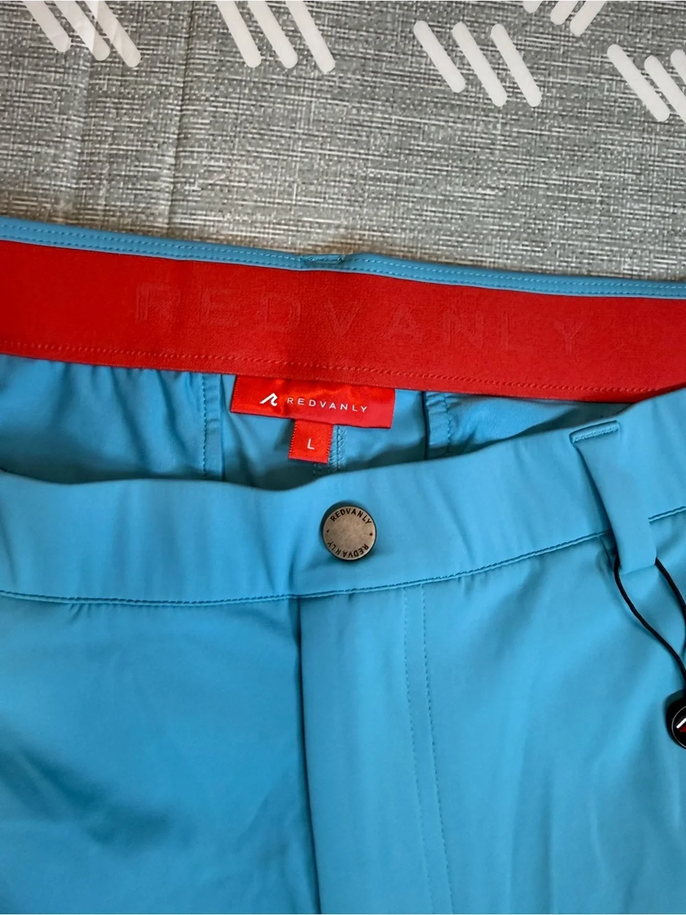 Redvanly Hanover Pull-On Shorts in Ibiza Blue 9”